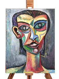 Picasso Portrait : Pablo Picasso Portrait Maestro Art Giclee Paintings And Murals - Picasso became quick friends with stein, a writer, after he moved to paris.